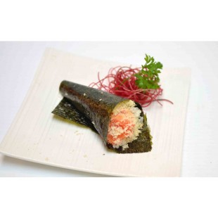 115. Spicy Salmon Hand Roll (1pc)