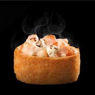 Torched Spicy White Tuna Inari Sushi (2pcs)