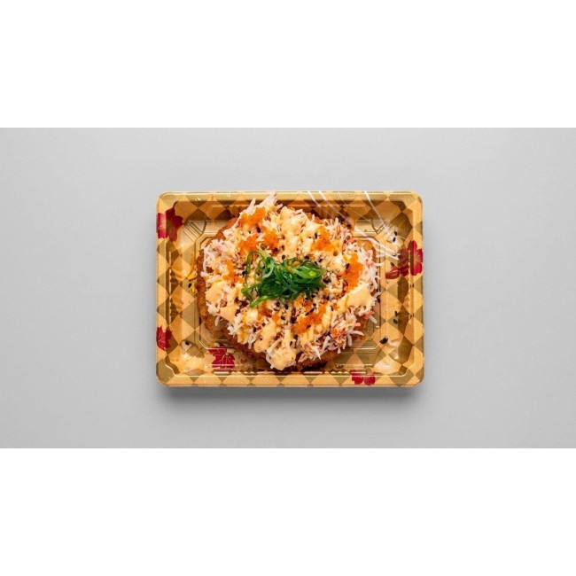 33. Spicy Crab Meat Sushi Pizza (6pcs)