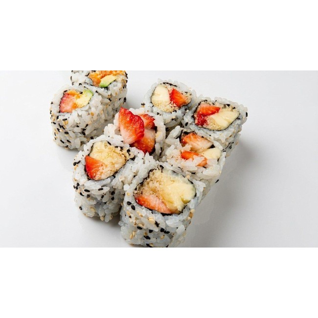 55. Strawberry Banana Roll (6pcs)