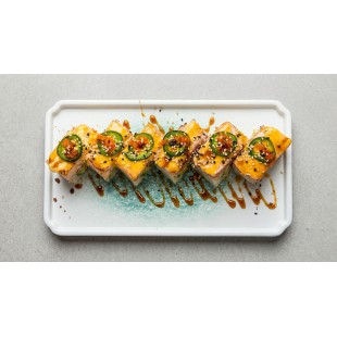 Aburi Spicy Tuna Salmon Mix Sushi (6 Pcs)