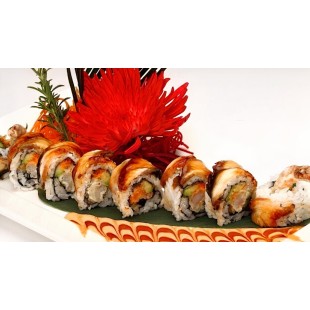 92. Black Dragon Roll (8pcs)