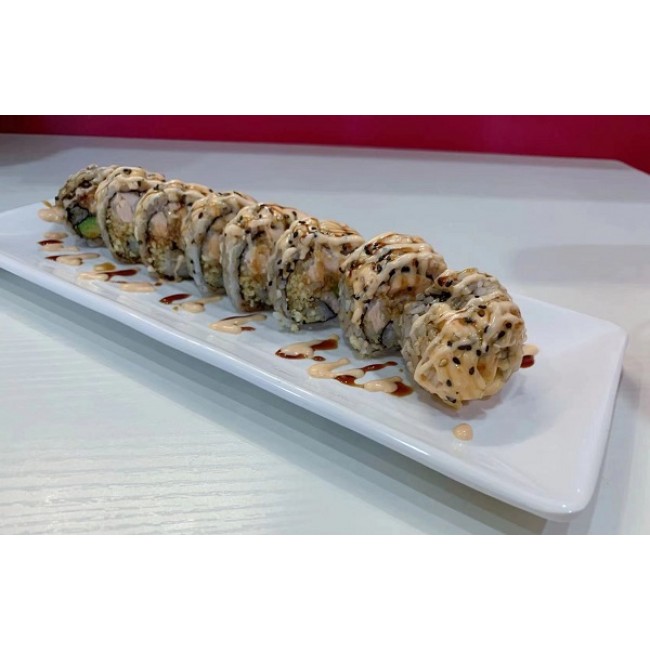 77. Deep Fried Salmon Roll (8pcs)