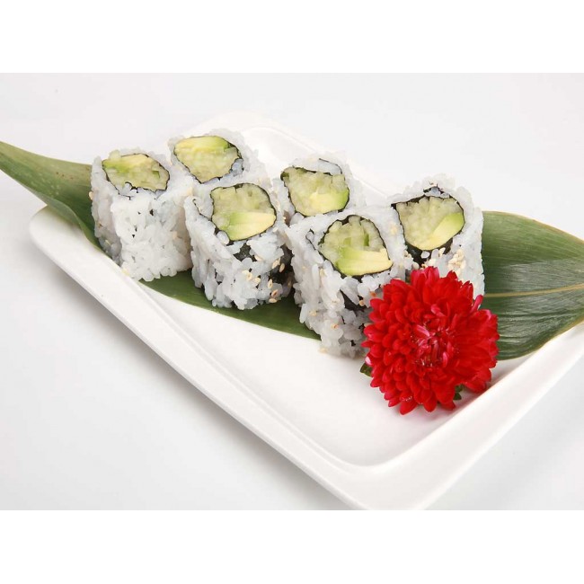 52. Avocado Cucumber Roll (6pcs)