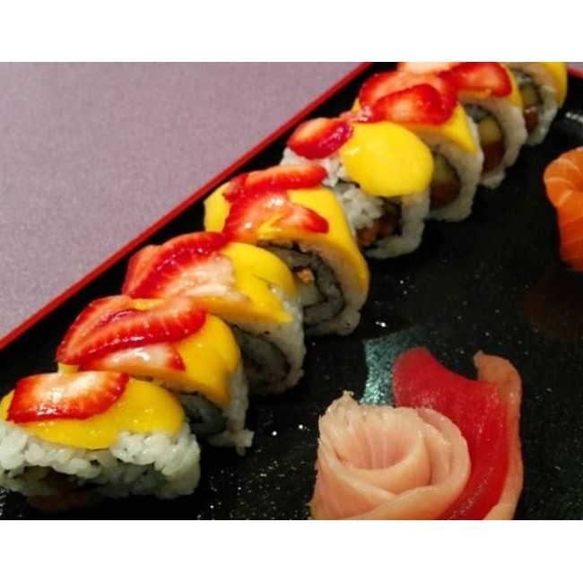 54. Strawberry Mango Roll (6pcs)