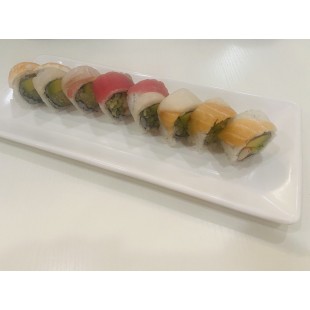 85. Rainbow Roll (8pcs)