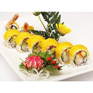 90. Golden Dragon Roll (8pcs)